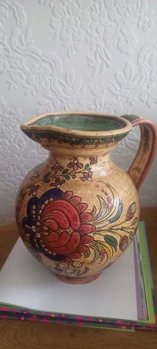 Jarra cerámica antigua muy rara