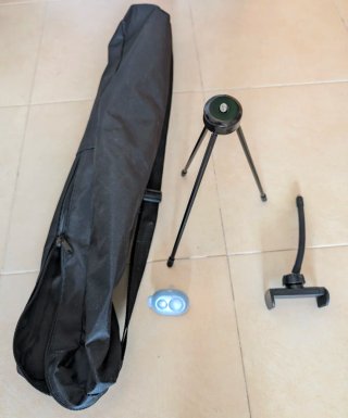 Kit  Completo Creador Contenido: Trípode + Aro Luz
