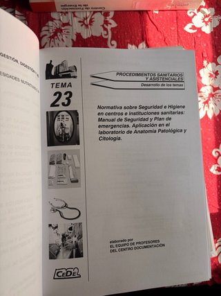 Manuales CEDE para oposiciones FP P. Sanit y asist