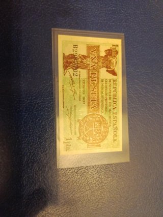 Billete de peseta SC