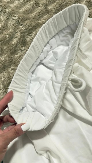 Falda Blanca Plisada talla unica