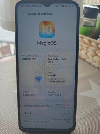 HONOR X6b Negro