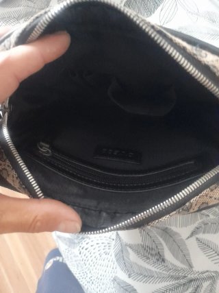 Bandolera Guess Beige y Marrón