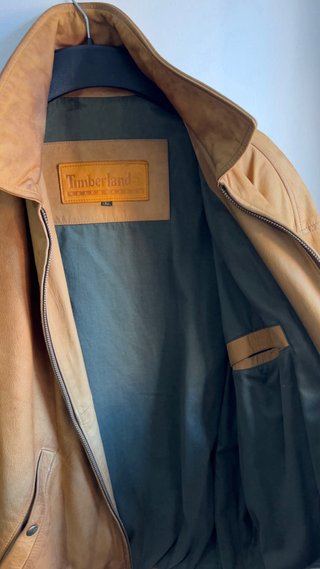 Chaqueta Piel Vintage Timberland XL