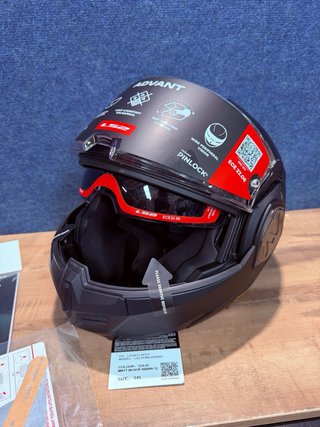 LS2 Casco Moto Modular ADVANT Solid Matt Black 3XL