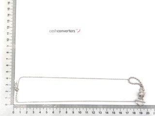 gargantilla plata 925mm con piedra con circonita 22cm