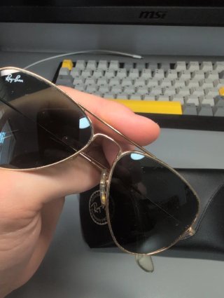 Gafas Ray-Ban Aviator Doradas Niños