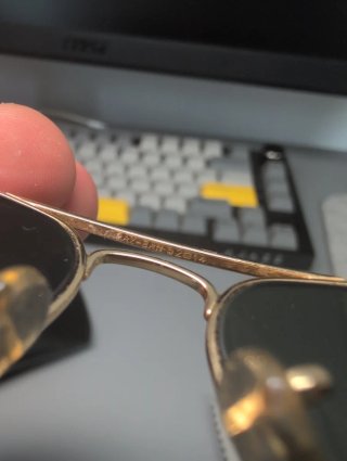 Gafas Ray-Ban Aviator Doradas Niños