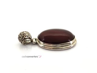 colgante plata 925mm con piedra con cuarzo