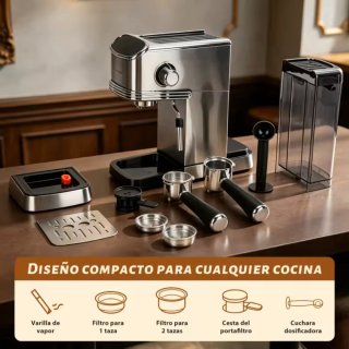 Cafetera Espresso Taylor Swoden Plata