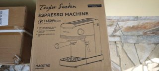 Cafetera Espresso Taylor Swoden Plata