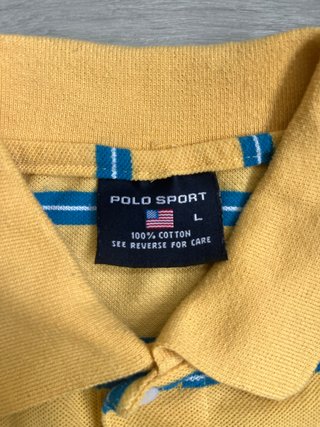Polo Ralph Lauren Rayas Vintage Amarillo