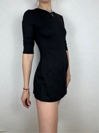 Bershka Mono Falda Negro Talla S