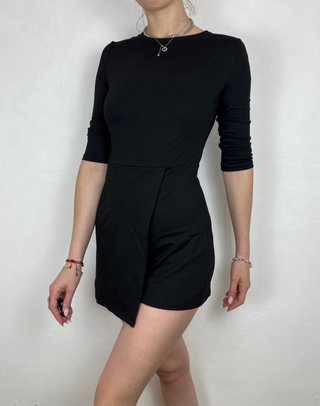 Bershka Mono Falda Negro Talla S