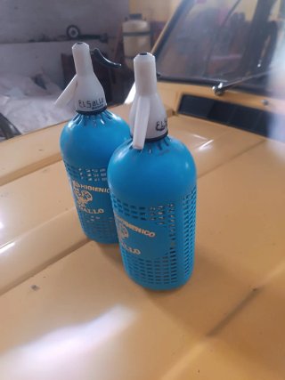 Sifón El Gallo Azul