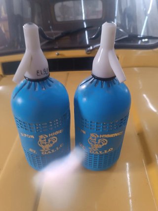 Sifón El Gallo Azul