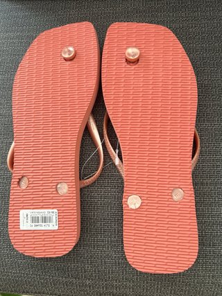 Sandalias Havaianas color Teja Talla 41