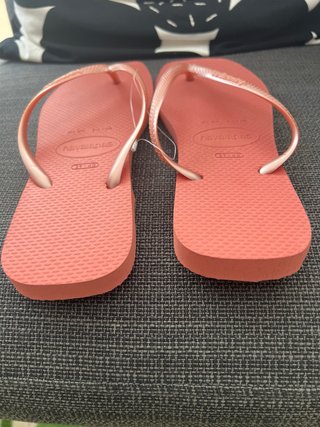 Sandalias Havaianas color Teja Talla 41