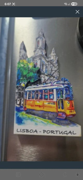 Imán Lisboa Portugal Tranvía