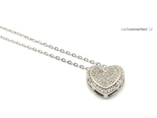 gargantilla plata 925mm con piedra con circonita 22cm