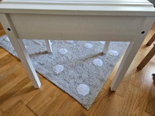 Escritorio infantil IKEA blanco sunvik y silla