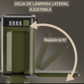 NUEVA!Lámpara-linterna led solar,camping multiusos