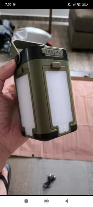 NUEVA!Lámpara-linterna led solar,camping multiusos