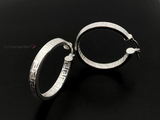 argollas plata 925mm
