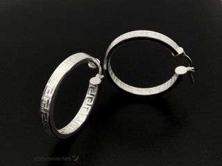 argollas plata 925mm