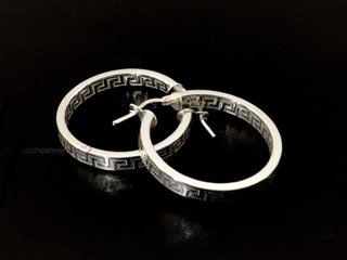 argollas plata 925mm