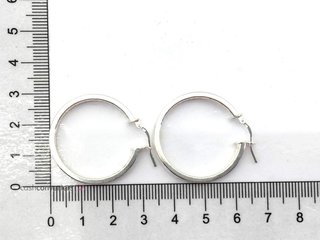 argollas plata 925mm