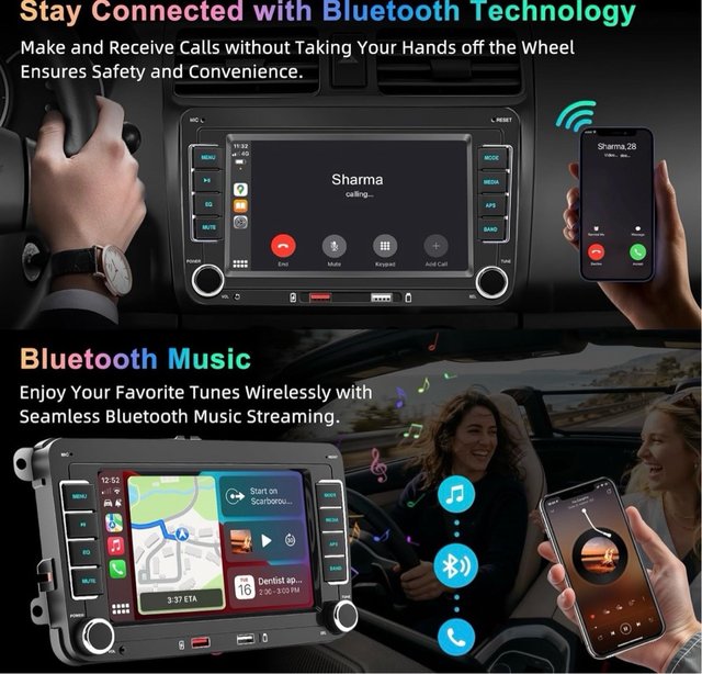 Pantalla CarPlay, para Volkswagen, Seat y Škoda