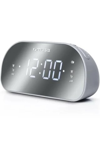 Despertador Muse M-170 CMR Plata