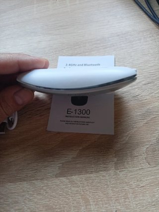 Ratón Inalámbrico Recargable Bluetooth Gris