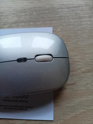 Ratón Inalámbrico Recargable Bluetooth Gris