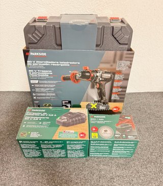 Taladro Percutor Parkside 20V 64Nm 3 Modos