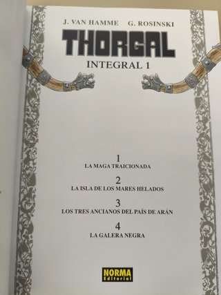 THORGAL INTEGRAL 1 VAN HAMME & ROSINSKI