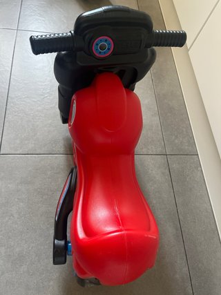 Moto de plástico infantil verde
