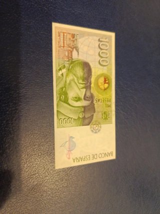 Billete 1000 pesetas SC serie rara 9A