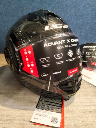 LS2 Casco de moto modular ADVANT X CARBON