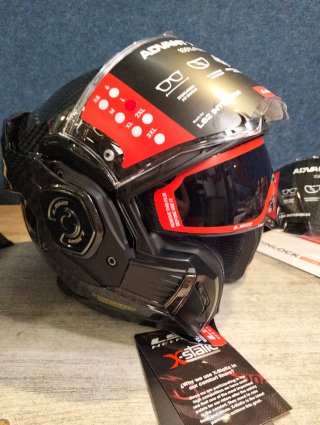 LS2 Casco de moto modular ADVANT X CARBON