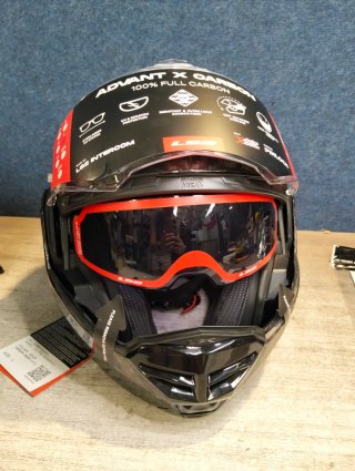 LS2 Casco de moto modular ADVANT X CARBON