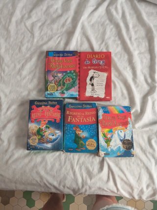 Libros de gerónimo stilton y diario de greg