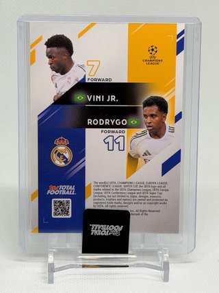 Vini jr / Rodrygo /75 DUOS Topps Total Football