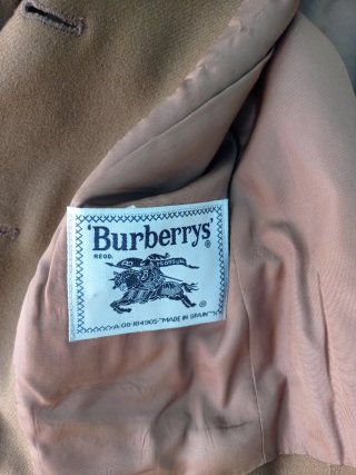 Americana vintage Burberrys marrón