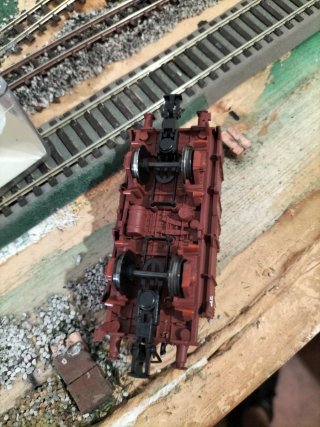 Vagón 2 ejes con garita Electrotren en HO