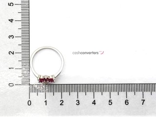 sortija plata 925mm con piedra con circonita