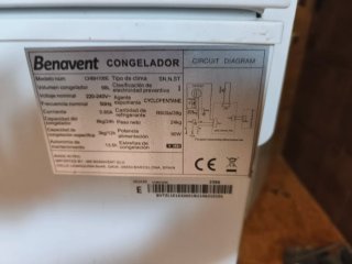 Congelador Benavent C-Pentane