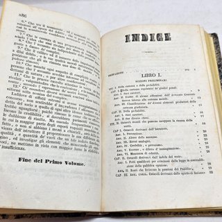 Libro 1845 Diritto Penale Prospetto Filosofofico