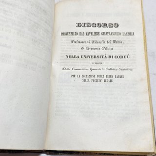 Libro 1845 Diritto Penale Prospetto Filosofofico